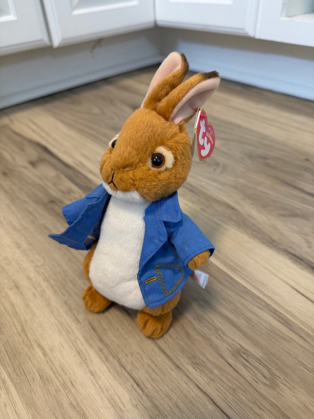 Ty Beanie Babies Peter Rabbit the Bunny Plush 8 inch NEW MWMT Stuffed Animal Toy